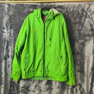 Marker Ski Jacket Green Rule The Mountain Men's Large